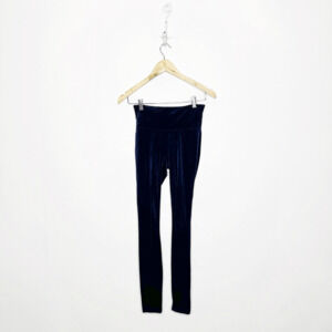 SPANX Velvet Legging Lapis Night Dark blue high rise slimming womens s SMALL